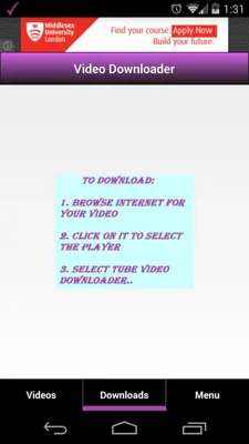 Tube Video Downloader android App screenshot 6